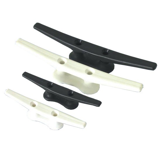 Fekete nylon kikötőbak, 60 mm – fekete / nylon / 60 mm / 2 furat