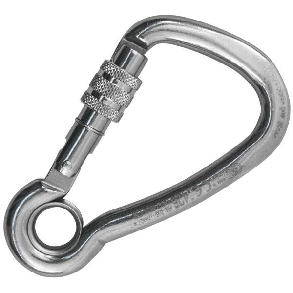 KONG Harness karabíner szemmel, csavaros zárral – Hossz: 100 mm, szemmel