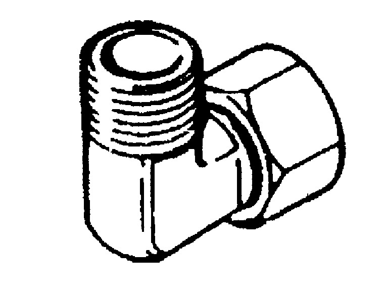 Ultraflex EF38 90° csatlakozóidom 3/8” vezetékhez