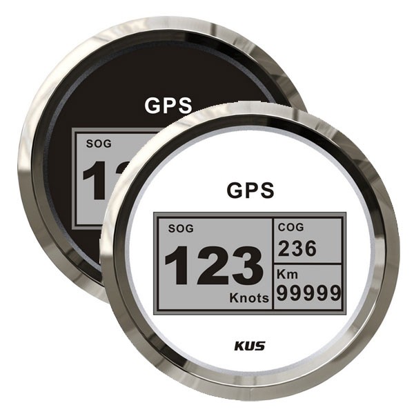 KUS GPS sebességmérő, analóg (85 mm)