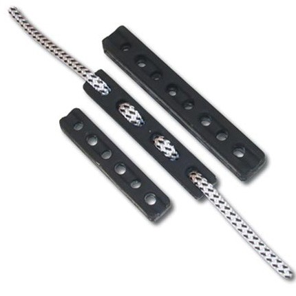 Kötélrugó kutyacsont gumiból, 320 mm – 320 × 47 × 38 mm / 14–16 mm kötél