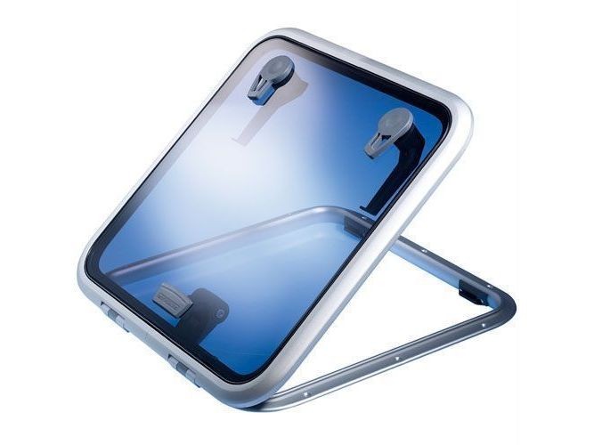 Lewmar Low Profile fedélzeti nyílás, 03 méret – Low Profile 03 / 246 × 301 × 25 mm