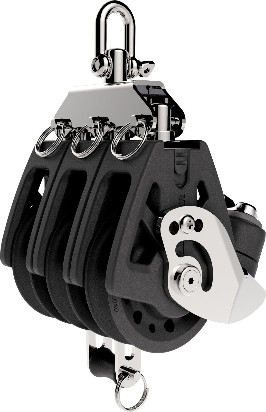 Lewmar Synchro hármas csiga alsó füllel és klemmel – 50 mm Lw kód: 29925010