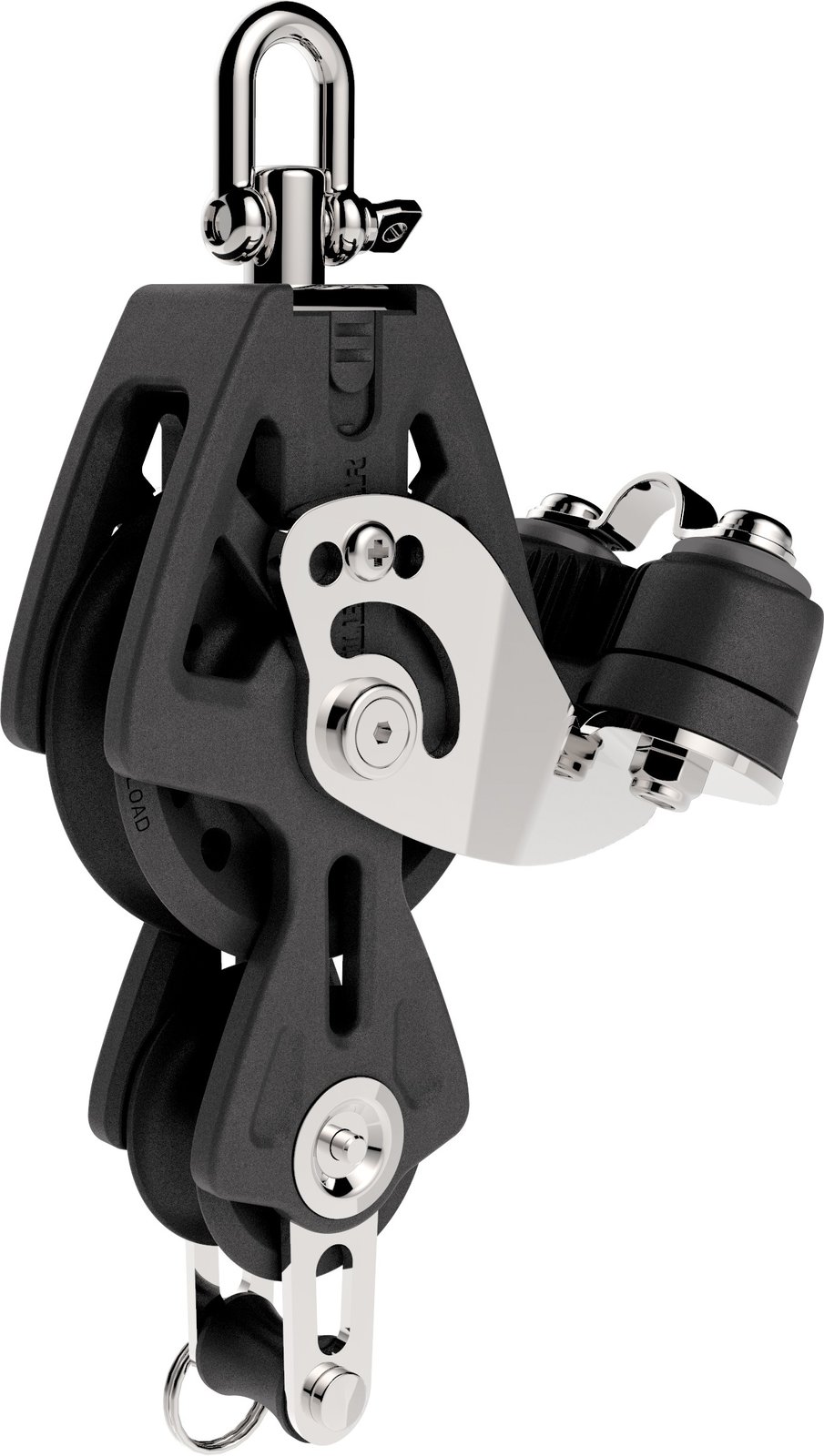 Lewmar Synchro 90 mm-es hegedűcsiga forgóseklivel, kötélfogóval és alsó szemmel – 90 mm / Lewmar 29929039