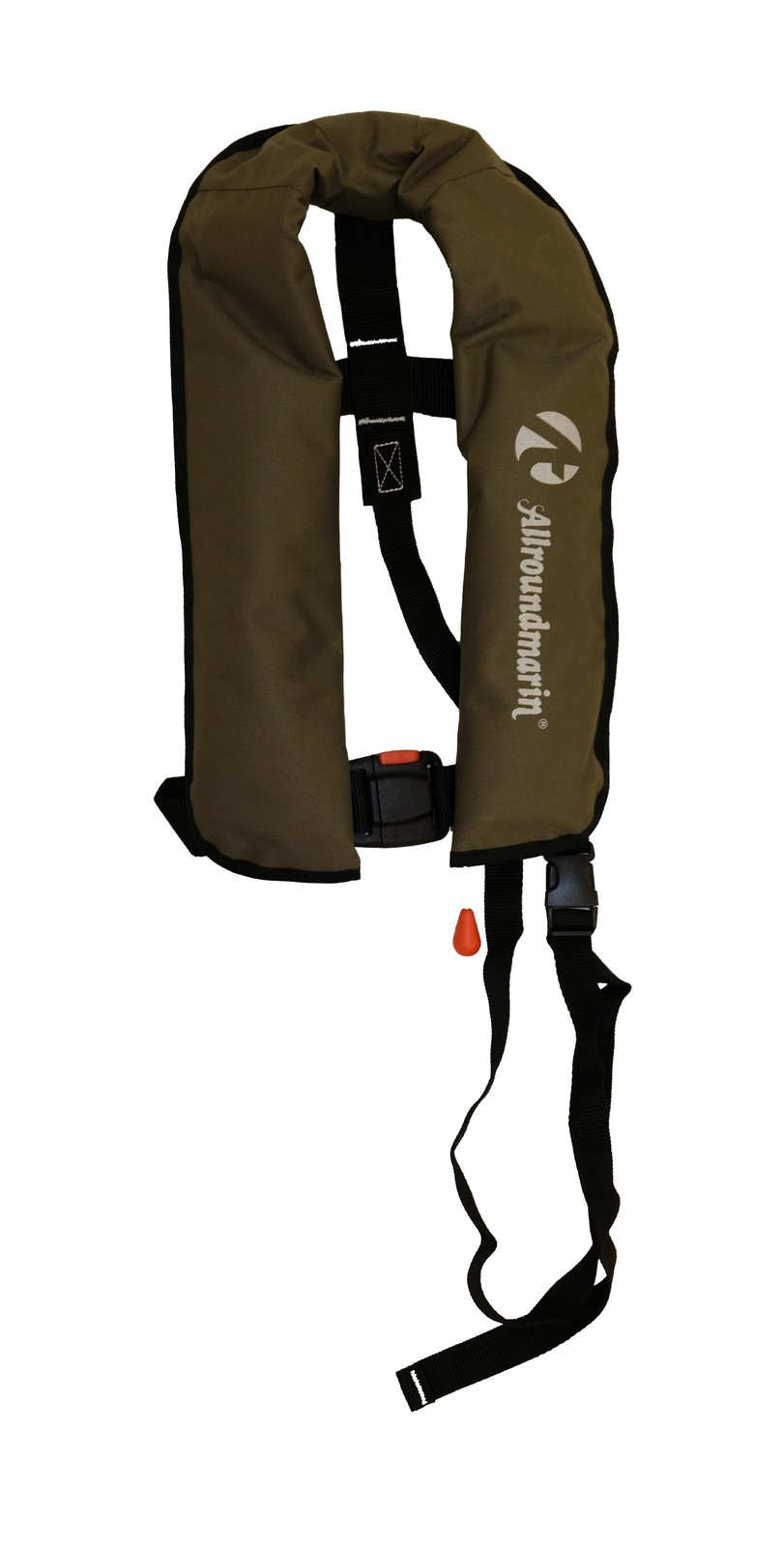 Allroundmarin 165N automata mentőmellény Waistbelt – 165N / olive / Waistbelt