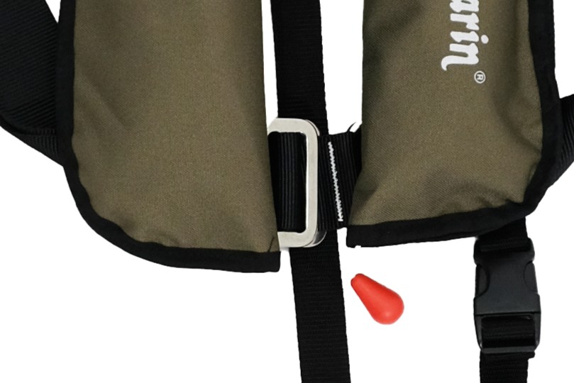 Allroundmarin 165N automata mentőmellény Waistbelt – 165N / olive / Waistbelt