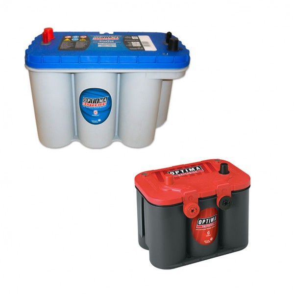 Optima AGM BlueTop indító akkumulátor 12V 50Ah – 50 Ah / 1000 A (starter)