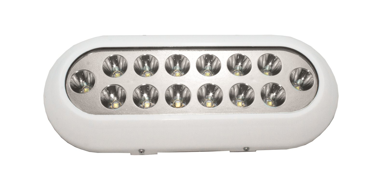 Ovális LED hajólámpa, 14 × 3 W, 10–30 V – 1500 Lumen