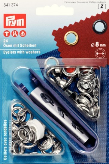 Ponyva szem (ringli) – Belső átmérő:8 mm 24db