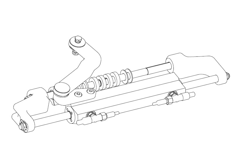 Ultraflex UC95-OBF-3 hidraulikus kormányhenger külmotorhoz, 175 LE-ig – UC95-OBF-3 / 95 ccm / 175 LE-ig