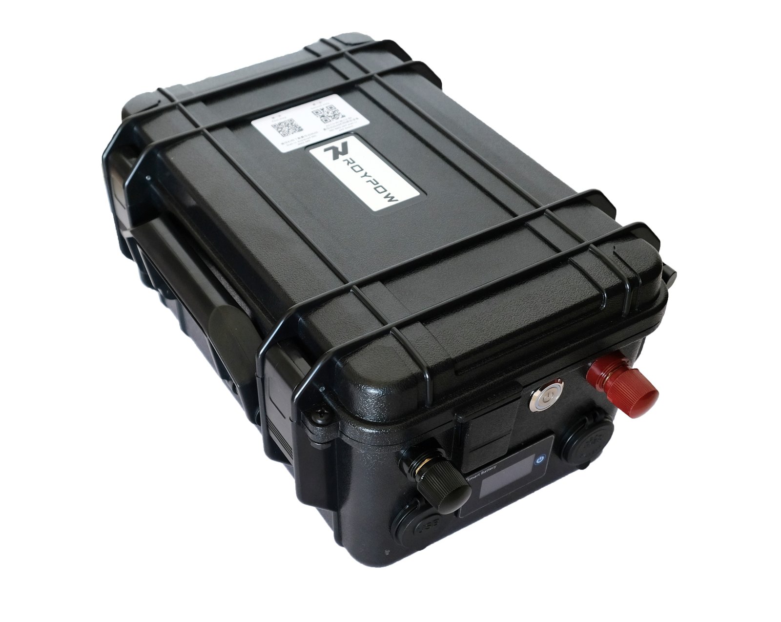 RoyPow Outdoorbox LiFePO4 akkumulátor 12V 100Ah – 12V / 100 Ah / max. 100 A / USB + USB-C