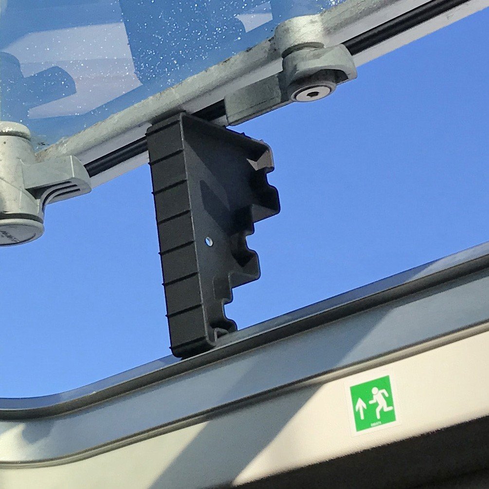 Railblaza Hatch Wedge nyíláskitámasztó ékpár, fekete – fekete / 25–125 mm / pár