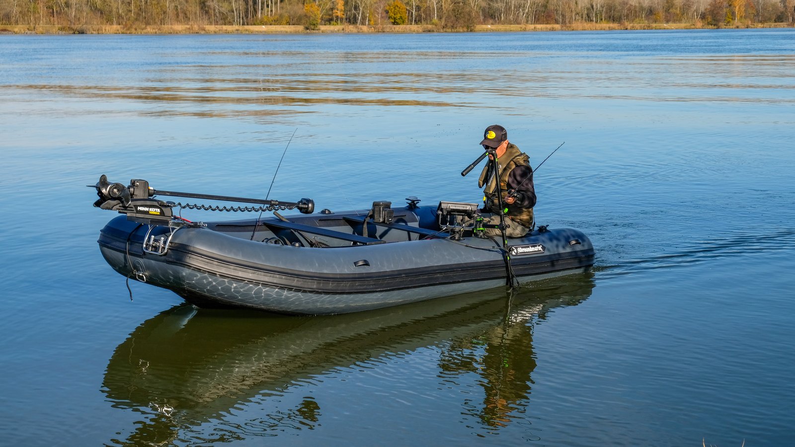 Allroundmarin Predator 350 horgász gumicsónak alumínium padlóval – 350 cm, alumínium padló