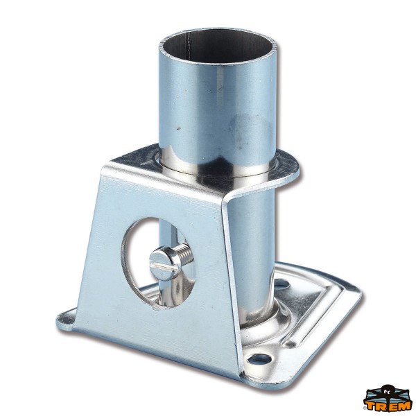 Függőleges relingoszloptalp AISI 316, 25 mm