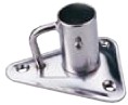 Függőleges relingoszloptalp AISI 316, 25 mm