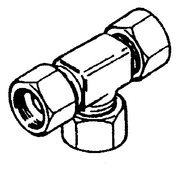 Ultraflex TF38 T-idom 3/8” hidraulika vezetékhez