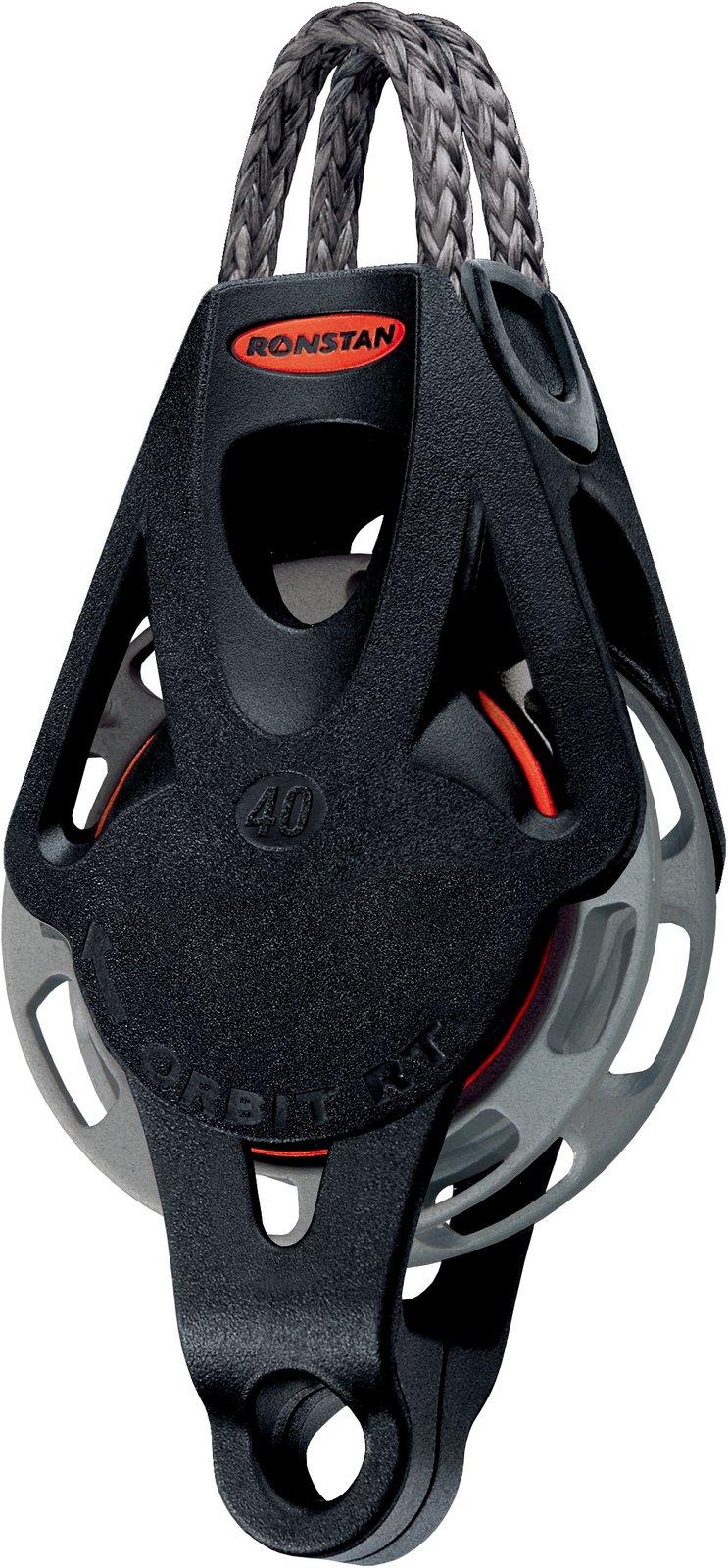 Ronstan Orbit 70 mm automata racsnis blokk bekötőfüllel