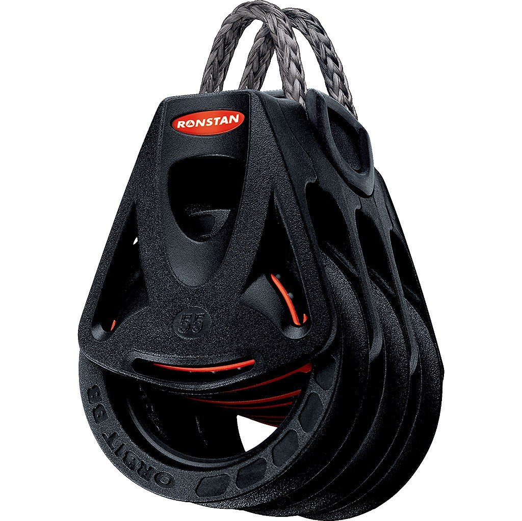 Ronstan Orbit 55 hármas csiga Dyneema füllel