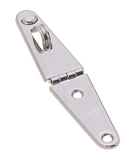 Zárható rozsdamentes zsanér, 145 × 32 mm