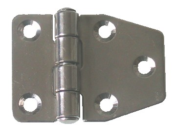 Rozsdamentes zsanér, 50 × 37 mm