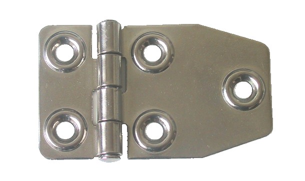 Rozsdamentes zsanér, 73 × 46 mm