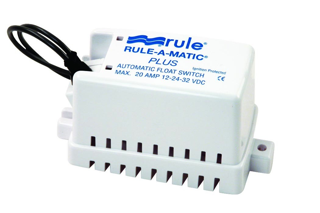 Fenékszivattyú úszókapcsoló Rule-A-Matic Plus, 12/24/32 V, 20 A – 12/24/32 V, maximum 20 A
