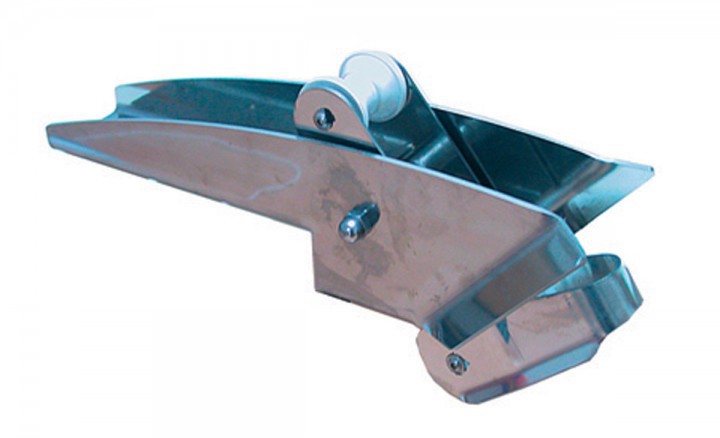 Horgonycsiga rozsdamentes kengyellel, 420 × 78 mm – 420 × 78 mm, legfeljebb 15 kg