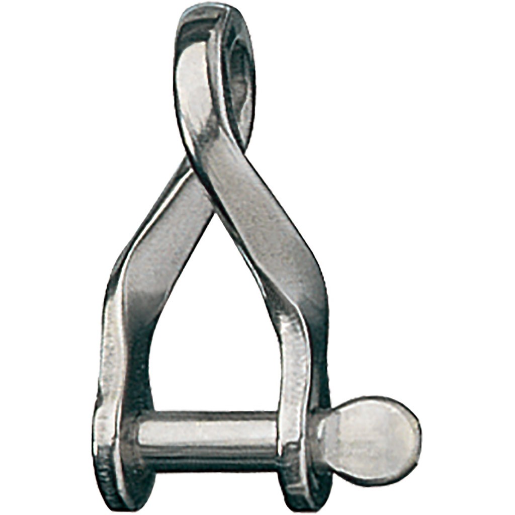 Ronstan lapos kovácsolt csavart sekli – Csapszeg: 4 mm