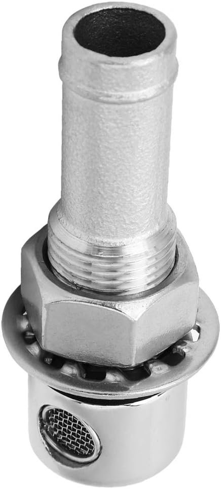 Krómozott réz tank szuszogó, egyenes – egyenes / 20 mm menet / 15 mm csőcsonk