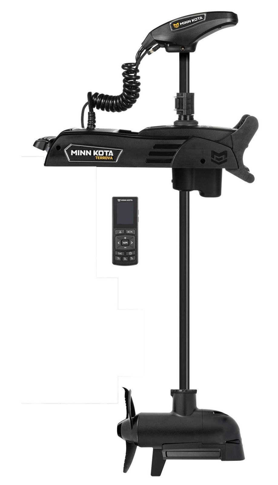 Minn Kota Riptide Terrova Quest sósvízálló orrmotor (220 cm szár, 24/36 V, jeladó nélkül, fekete)