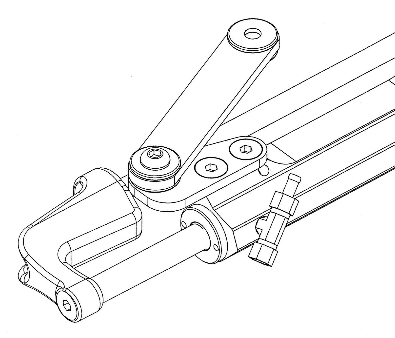 Ultraflex UC128-OBF/1 hidraulikus kormányhenger külmotorhoz – UC128-OBF/1 / 120 ccm / jobb konzol