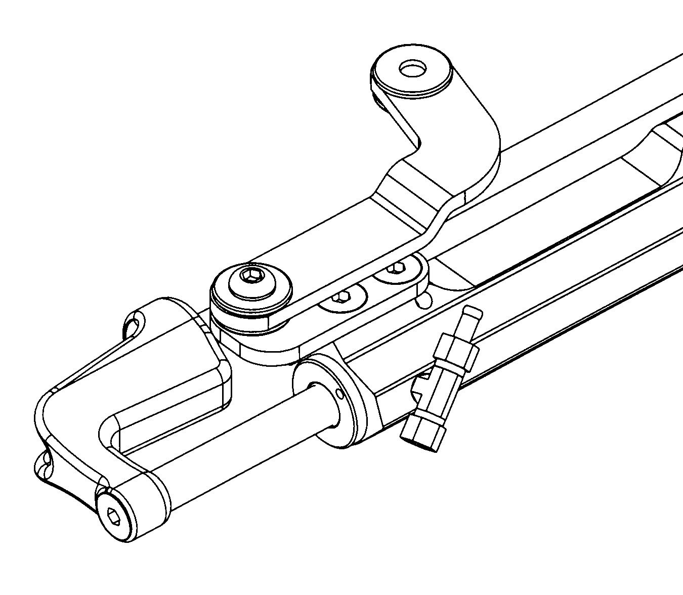 Ultraflex UC128-OBF/3 hidraulikus kormányhenger külmotorhoz – UC128-OBF/3 / 120 ccm / jobb konzol