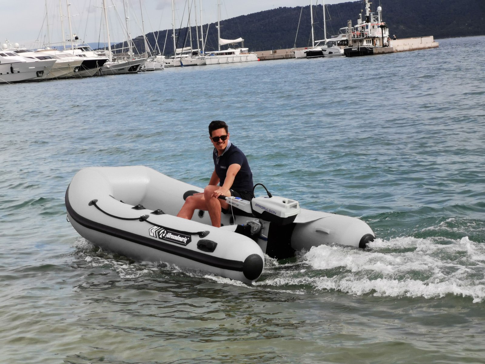 Allroundmarin Vario 320 gumicsónak szürke, padló nélkül