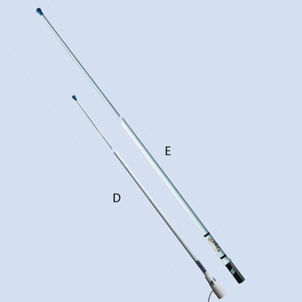 VHF antenna kifejezetten motorcsónakokhoz, motoros yachtokhoz 3 dB – RA1206 (E)