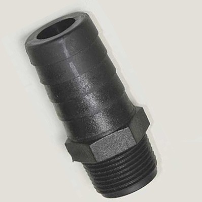 Vízcsőcsatlakozó Marelon anyagból, hatlapos – 19 mm