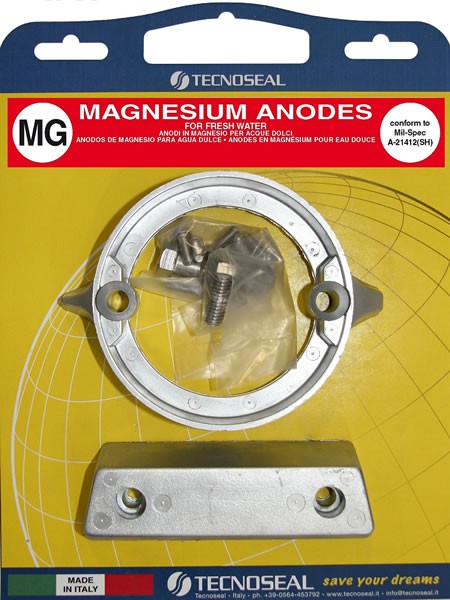 Anódkészlet Volvo DP 290 hajtóműhöz, magnézium