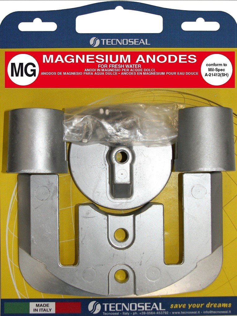 Anódkészlet MerCruiser Bravo 2–3 hajtóműhöz, magnézium