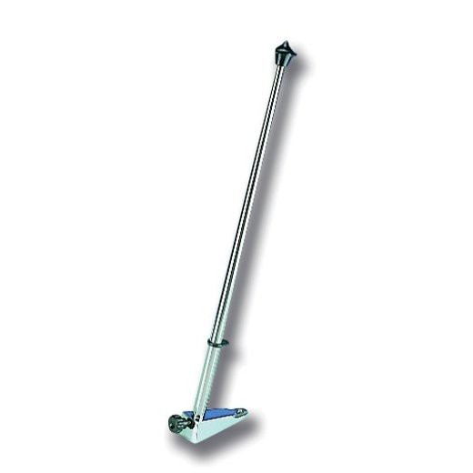 Zászlórúd krómozott dekkre – Hossz: 50 cm
