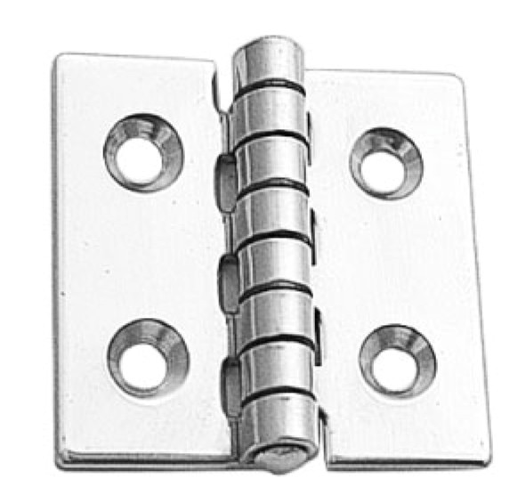 Zsanér rozsdamentes A2, 40 × 40 mm – 40 × 40 × 1,5 mm