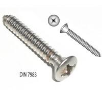 Lencsefejű facsavar DIN 7983 - Szellőzőcső fémspirállal 76 mm - Szellőző csövek, Szellőzők és szellőzőrendszerek, Hajófelszerelés hajósbolt, hajóalkatrészek széles választéka